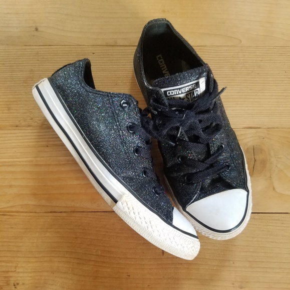 Converse Other - Black Glitter Converse